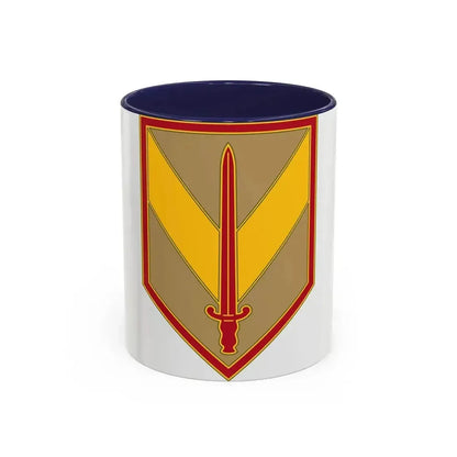 1 Sustainment Brigade 3 (U.S. Army) Accent Coffee Mug 11oz Navy - Go Mug Yourself