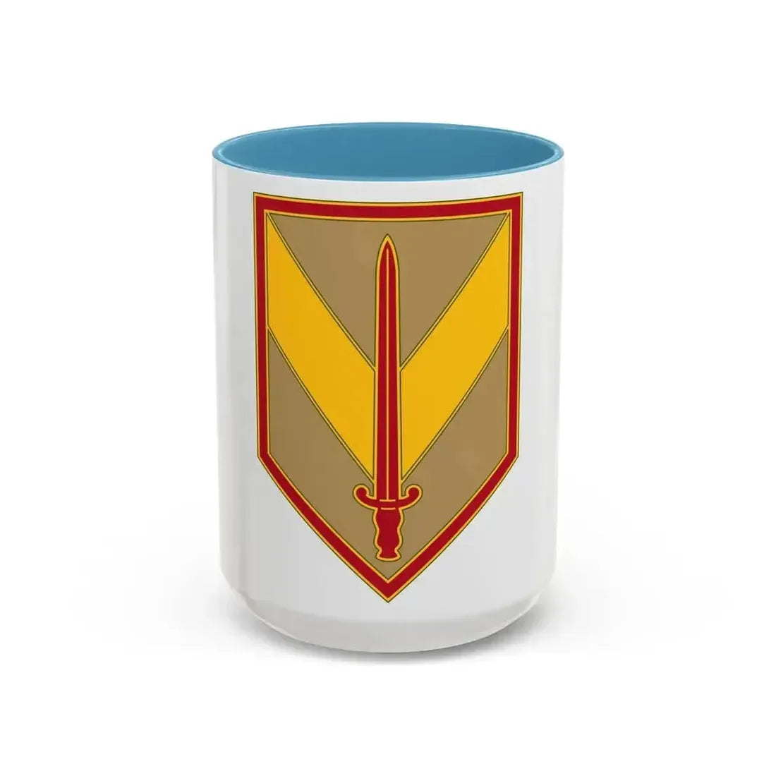 1 Sustainment Brigade 3 (U.S. Army) Accent Coffee Mug 15oz Light Blue - Go Mug Yourself