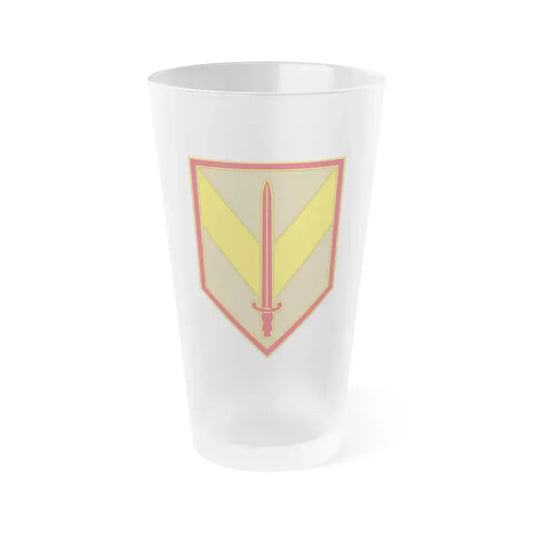 1 Sustainment Brigade 3 (U.S. Army) Frosted Pint Glass 16oz Default Title - Go Mug Yourself