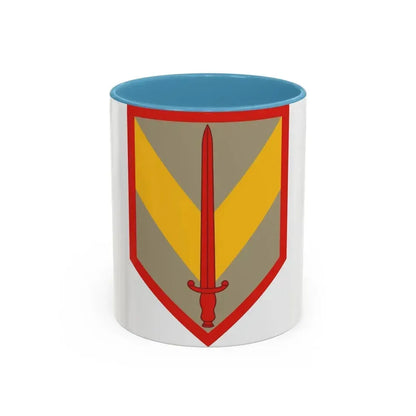 1 Sustainment Brigade (U.S. Army) Accent Coffee Mug 11oz Light Blue - Go Mug Yourself