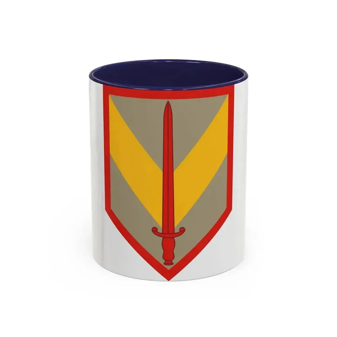 1 Sustainment Brigade (U.S. Army) Accent Coffee Mug 11oz Navy - Go Mug Yourself