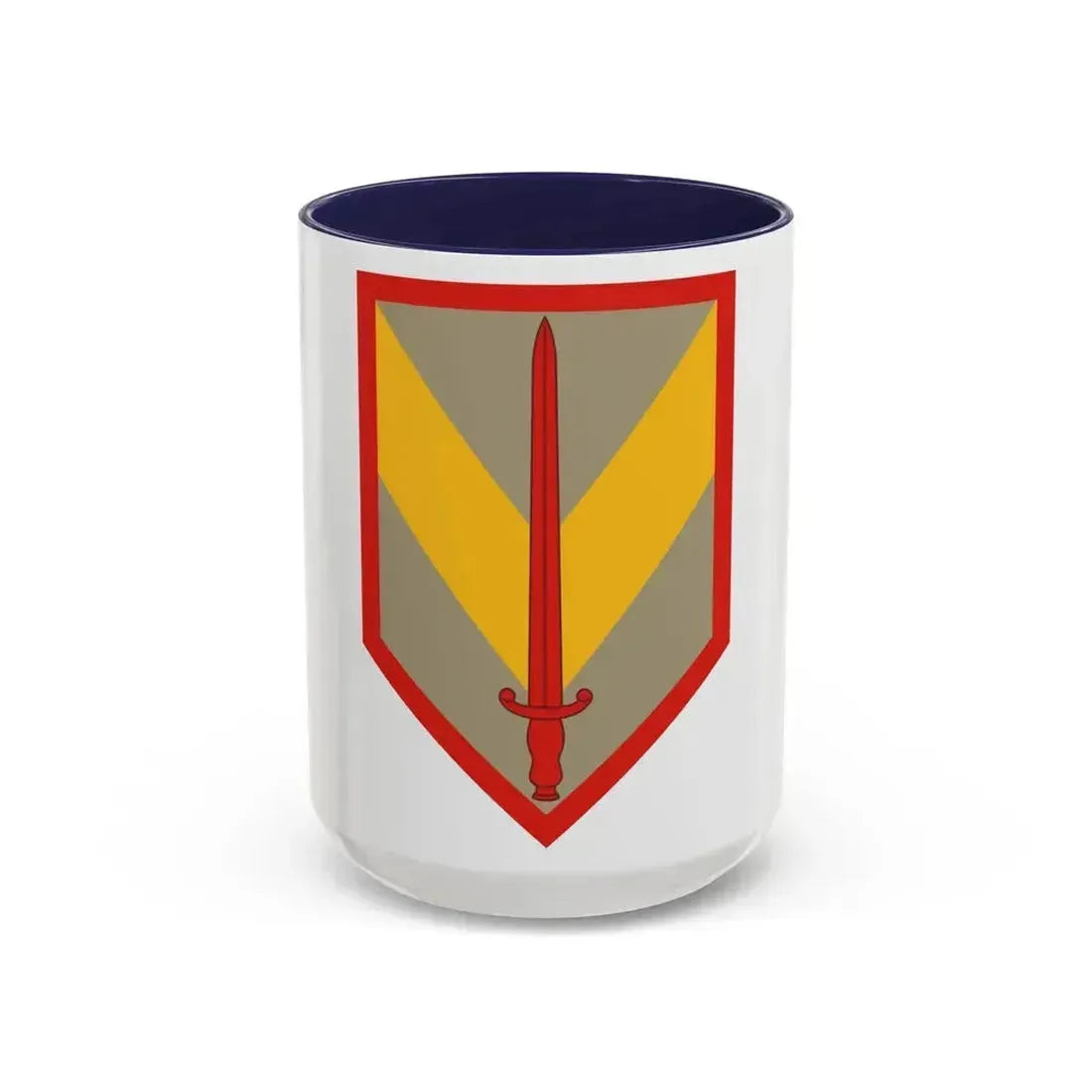 1 Sustainment Brigade (U.S. Army) Accent Coffee Mug 15oz Navy - Go Mug Yourself