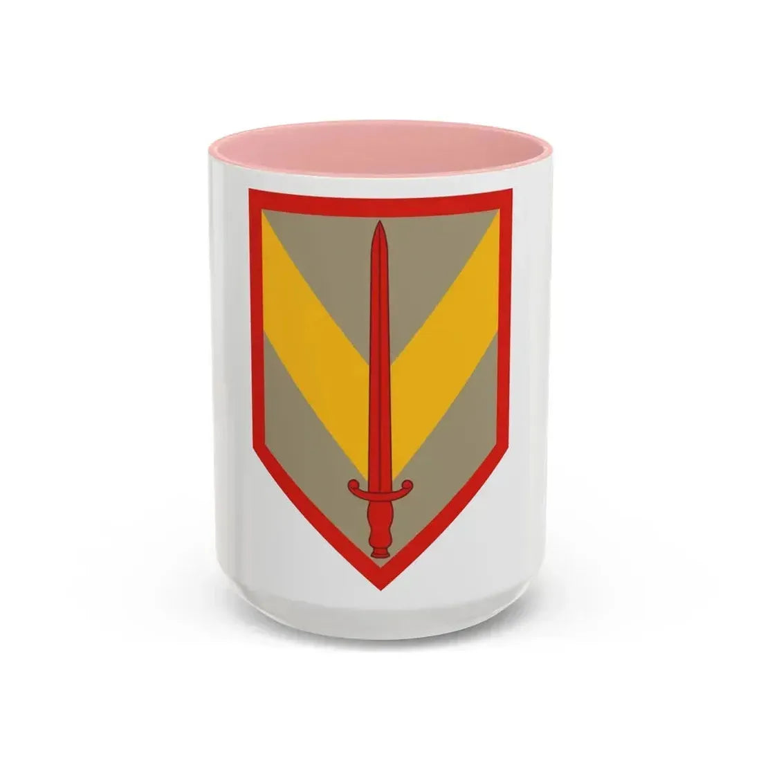 1 Sustainment Brigade (U.S. Army) Accent Coffee Mug 15oz Pink - Go Mug Yourself