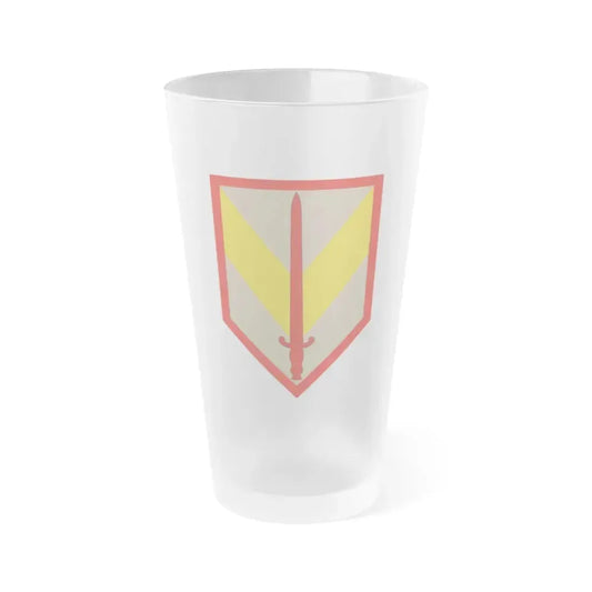 1 Sustainment Brigade (U.S. Army) Frosted Pint Glass 16oz Default Title - Go Mug Yourself