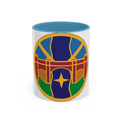 1 Transportation Agency (U.S. Army) Accent Coffee Mug 11oz Light Blue - Go Mug Yourself