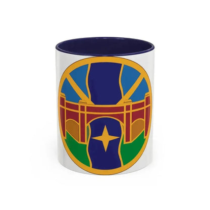 1 Transportation Agency (U.S. Army) Accent Coffee Mug 11oz Navy - Go Mug Yourself