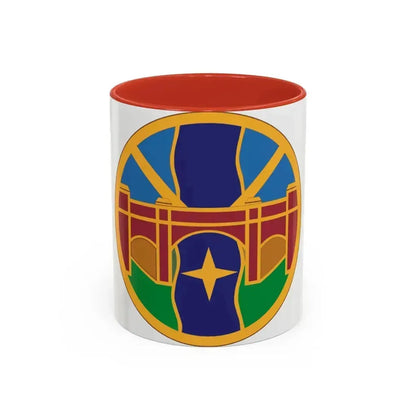 1 Transportation Agency (U.S. Army) Accent Coffee Mug 11oz Red - Go Mug Yourself
