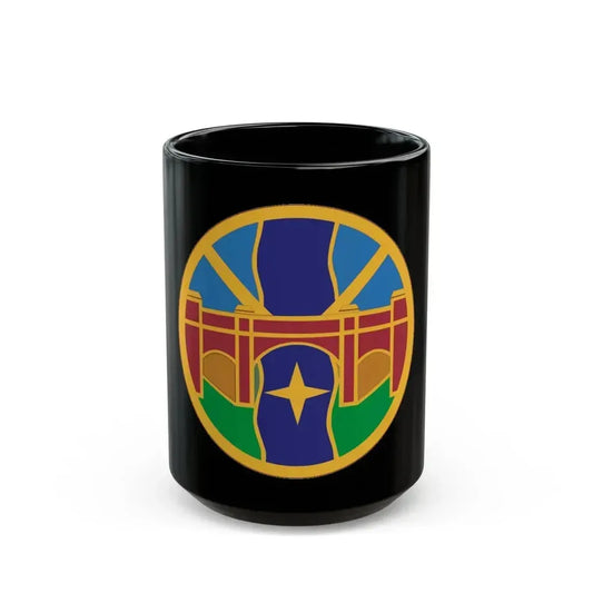 1 Transportation Agency (U.S. Army) Black Coffee Mug 15oz - Go Mug Yourself
