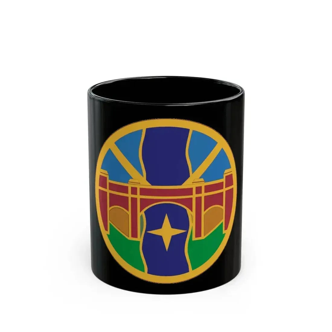 1 Transportation Agency (U.S. Army) Black Coffee Mug - Go Mug Yourself