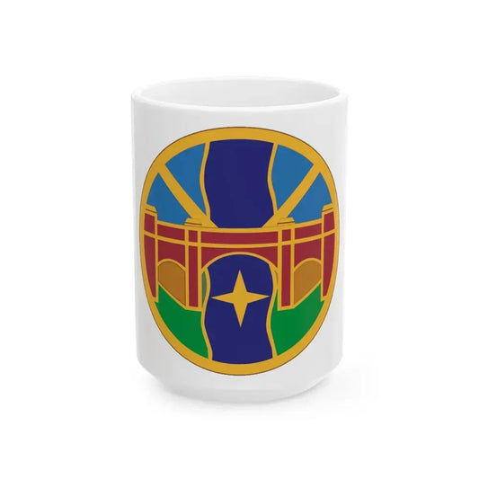 1 Transportation Agency (U.S. Army) White Coffee Mug 15oz - Go Mug Yourself