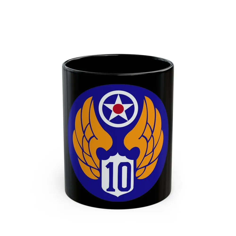 10 Air Force (U.S. Army) Black Coffee Mug-11oz-Go Mug Yourself