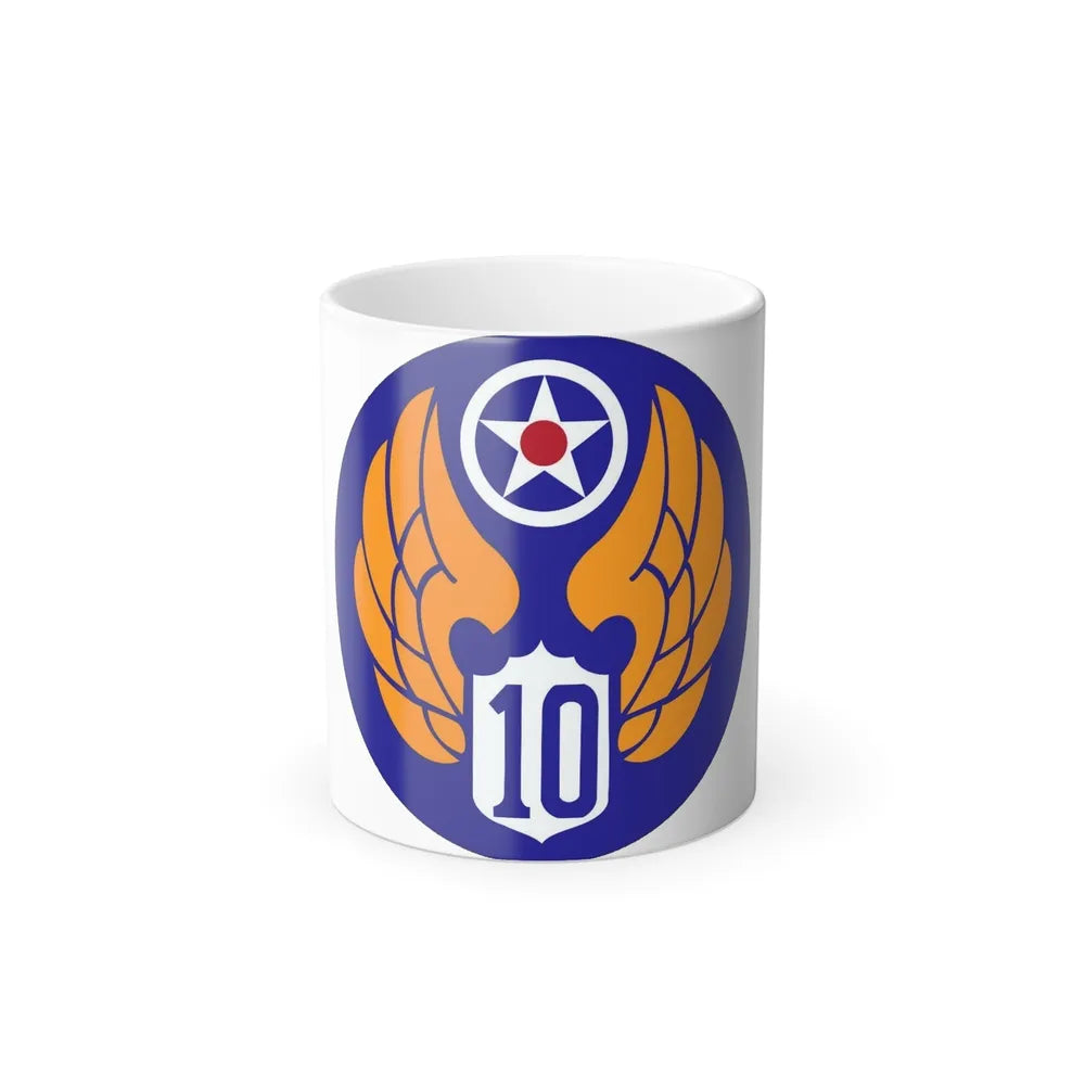 10 Air Force (U.S. Army) Color Changing Coffee Mug-11oz-Go Mug Yourself