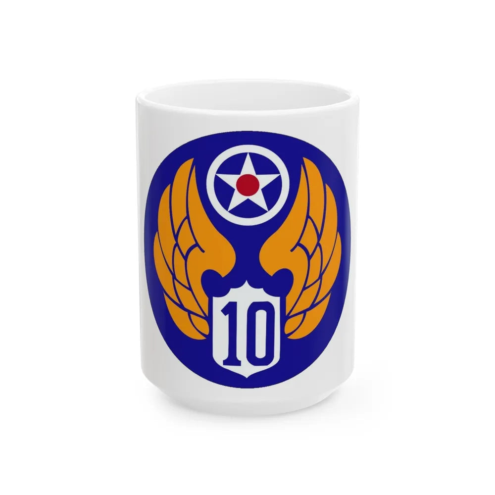 10 Air Force (U.S. Army) White Coffee Mug-11oz-Go Mug Yourself