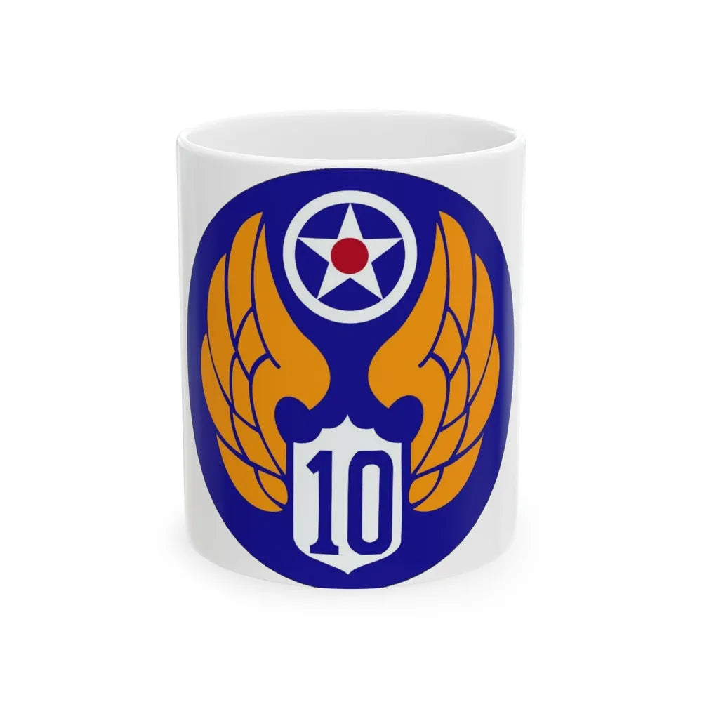 10 Air Force (U.S. Army) White Coffee Mug-Go Mug Yourself