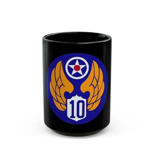 10 Air Force (U.S. Army) Black Coffee Mug 15oz - Go Mug Yourself