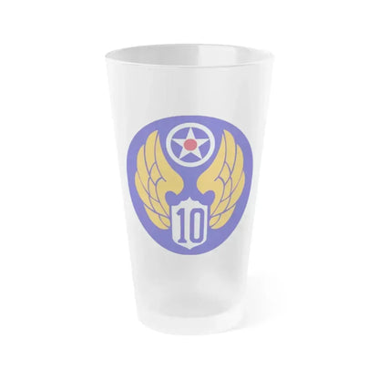 10 Air Force (U.S. Army) Frosted Pint Glass 16oz Default Title - Go Mug Yourself
