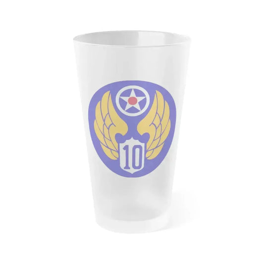 10 Air Force (U.S. Army) Frosted Pint Glass 16oz Default Title - Go Mug Yourself