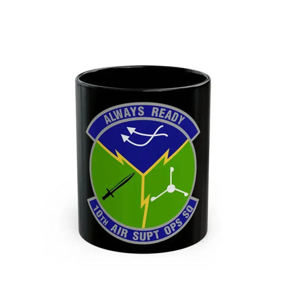10 Air Support Operations Squadron ACC (U.S. Air Force) Black Coffee Mug 11oz - Go Mug Yourself