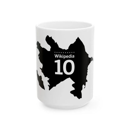 10-azerbaijan cmyk (Azerbaijan) White Coffee Mug 15oz - Go Mug Yourself