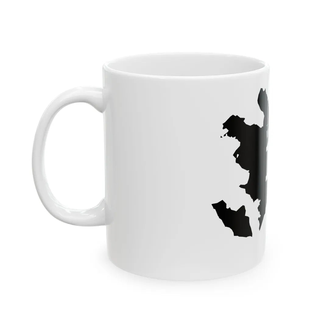 10-azerbaijan cmyk (Azerbaijan) White Coffee Mug - Go Mug Yourself