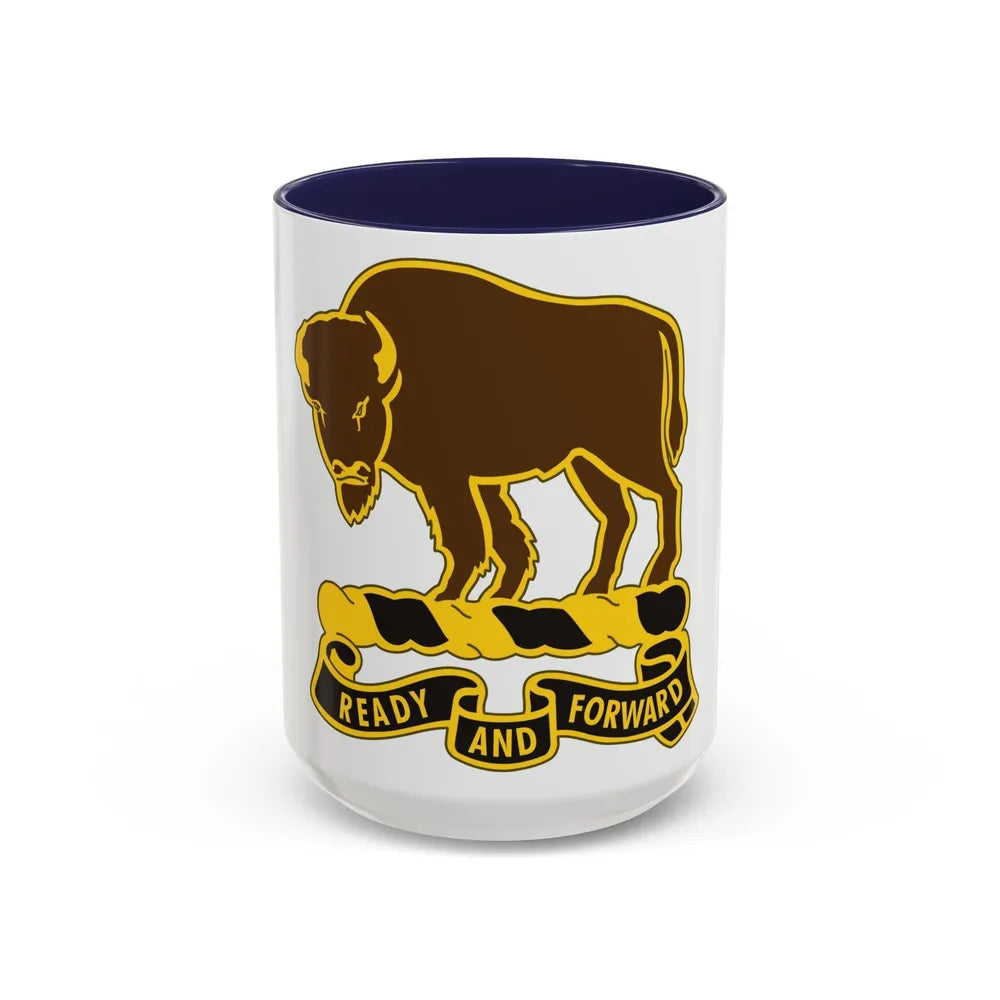 10 Cavalry Regiment (U.S. Army) Accent Coffee Mug-15oz-Navy-Go Mug Yourself