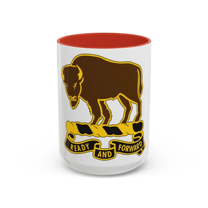 10 Cavalry Regiment (U.S. Army) Accent Coffee Mug-15oz-Pink-Go Mug Yourself