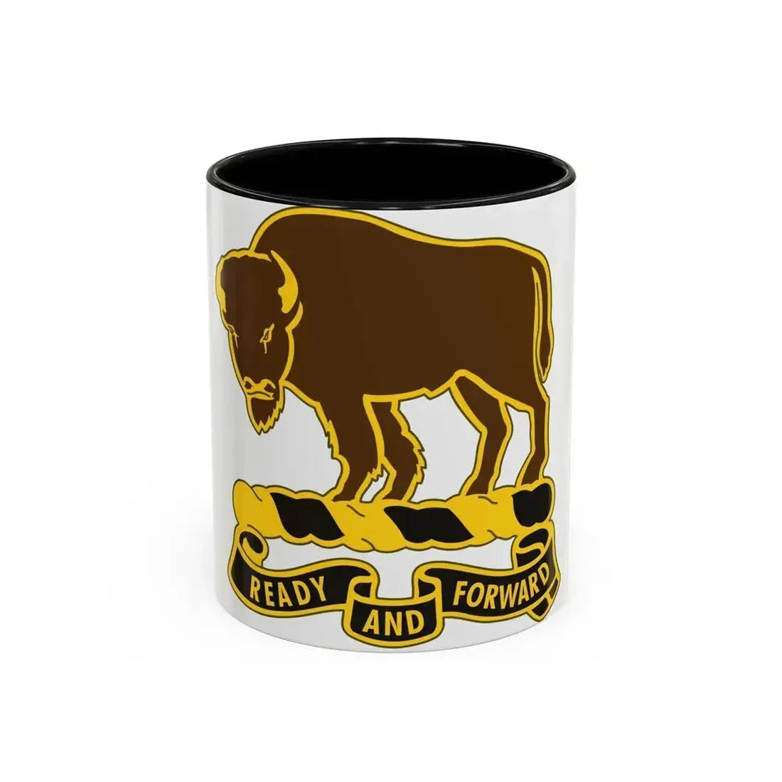 10 Cavalry Regiment (U.S. Army) Accent Coffee Mug 11oz Black - Go Mug Yourself