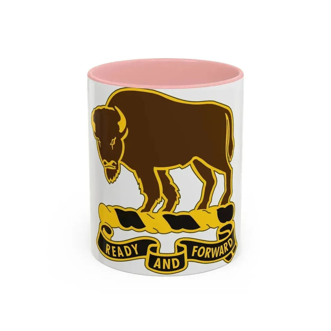 10 Cavalry Regiment (U.S. Army) Accent Coffee Mug 11oz Pink - Go Mug Yourself