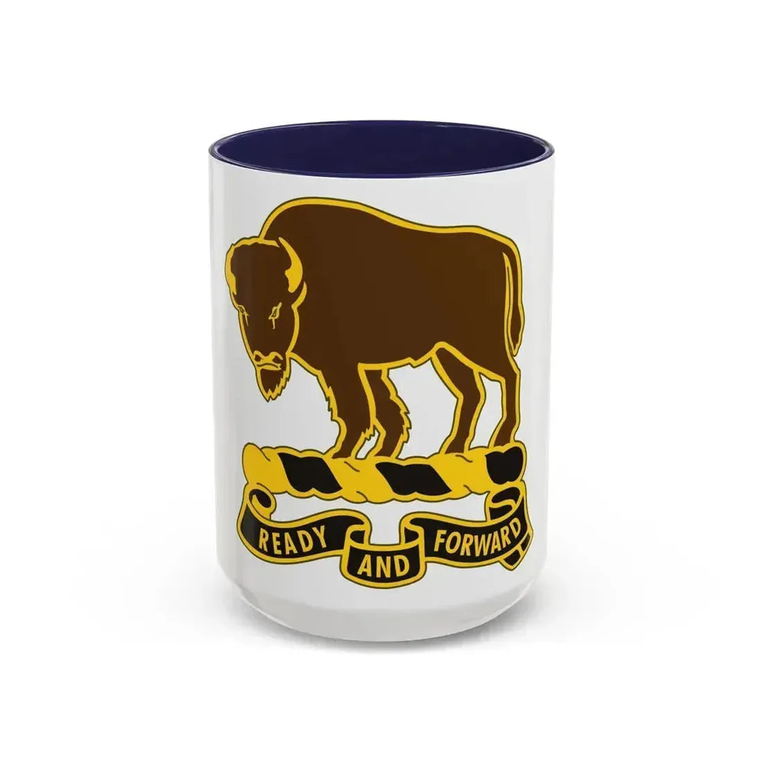 10 Cavalry Regiment (U.S. Army) Accent Coffee Mug 15oz Navy - Go Mug Yourself