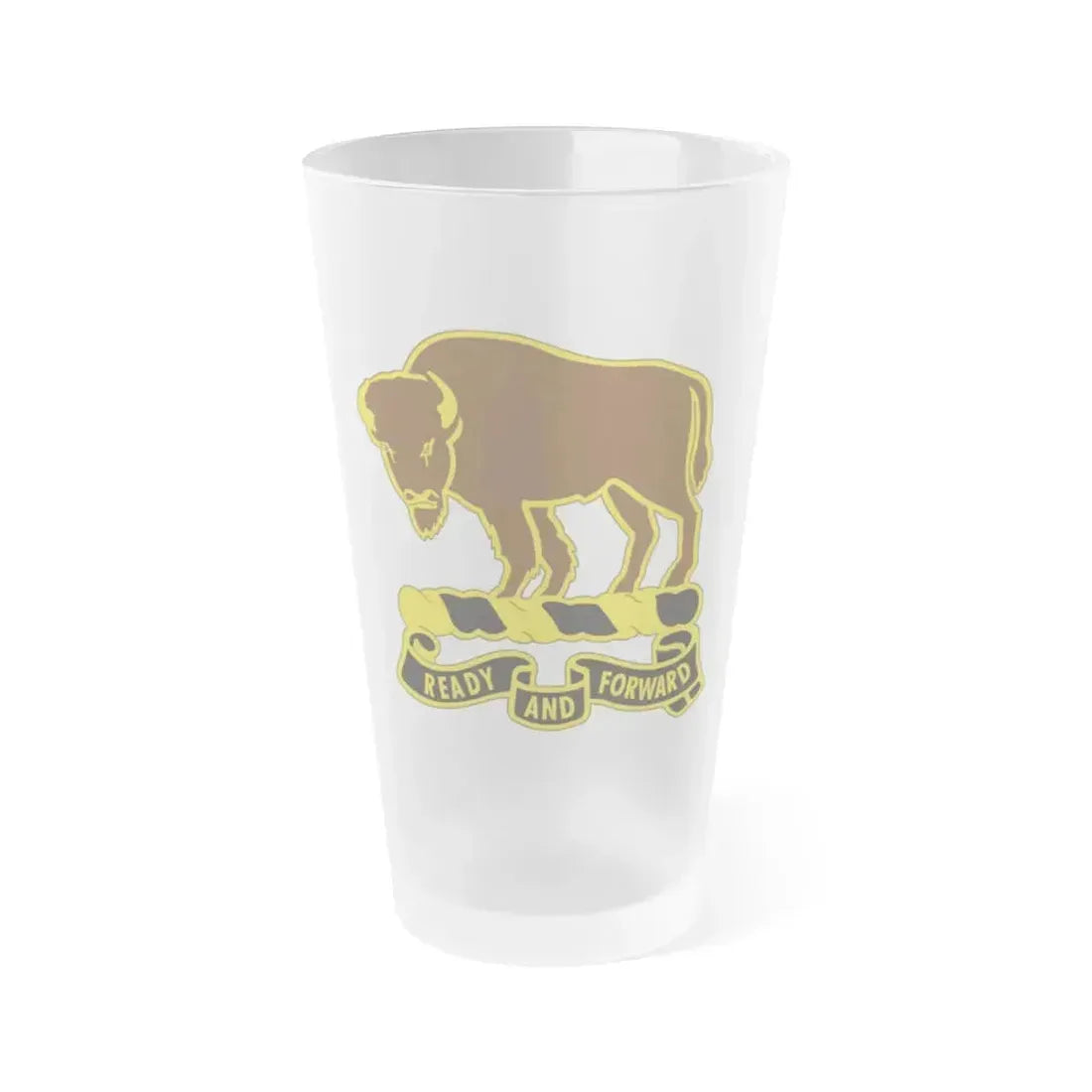 10 Cavalry Regiment (U.S. Army) Frosted Pint Glass 16oz Default Title - Go Mug Yourself