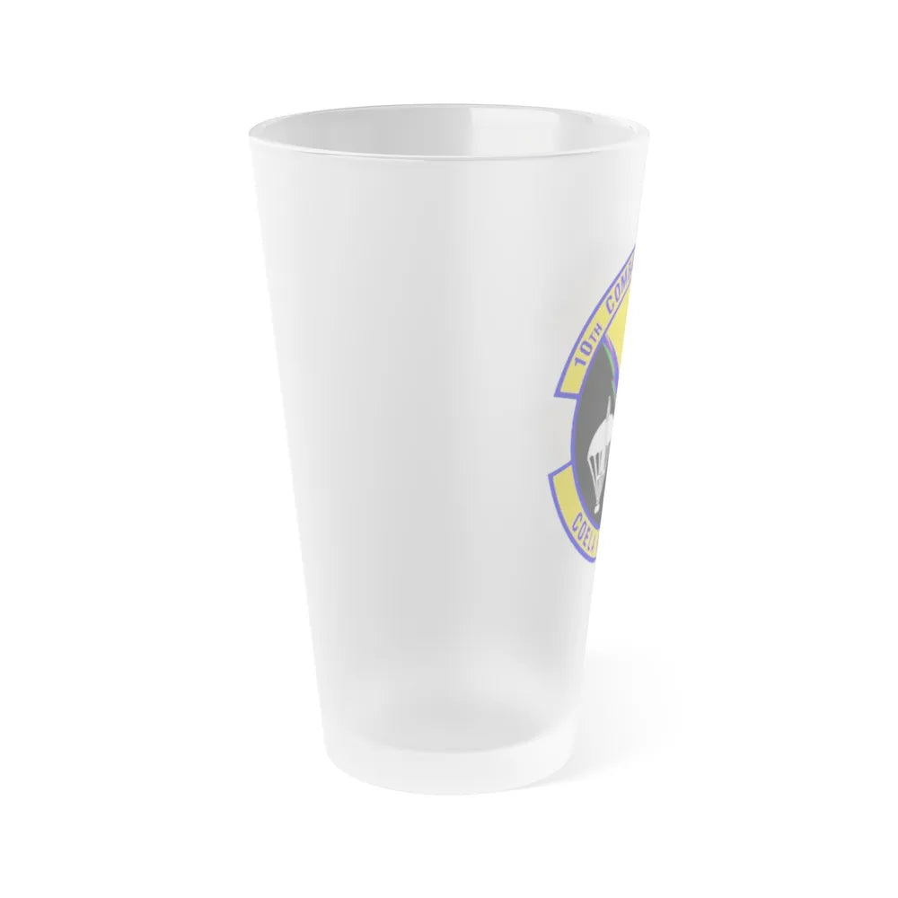 10 Combat Weather Squadron AFSOC (U.S. Air Force) Frosted Pint Glass 16oz-Go Mug Yourself