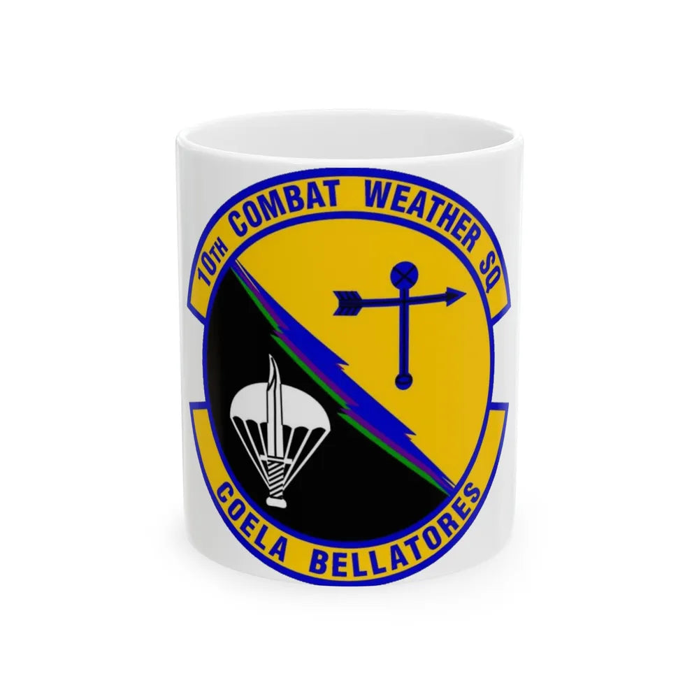 10 Combat Weather Squadron AFSOC (U.S. Air Force) White Coffee Mug-11oz-Go Mug Yourself