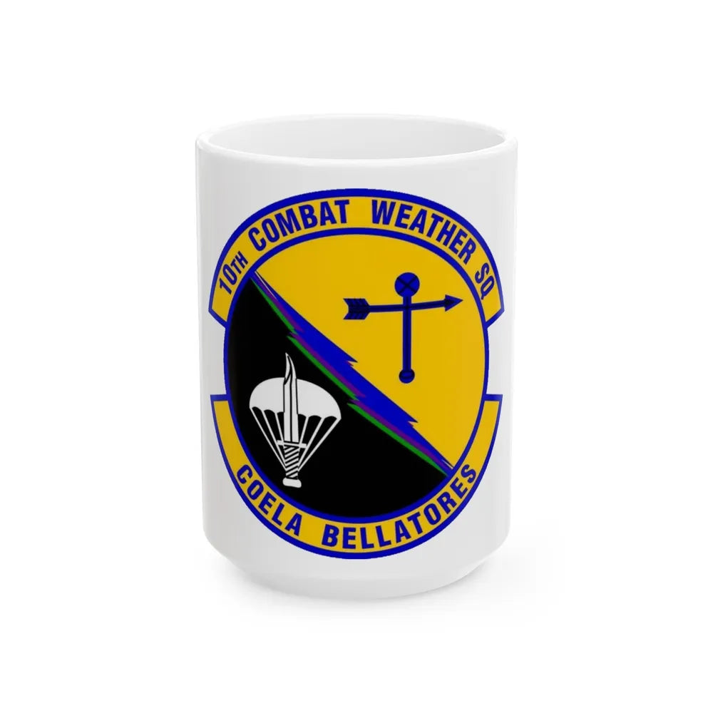 10 Combat Weather Squadron AFSOC (U.S. Air Force) White Coffee Mug-15oz-Go Mug Yourself