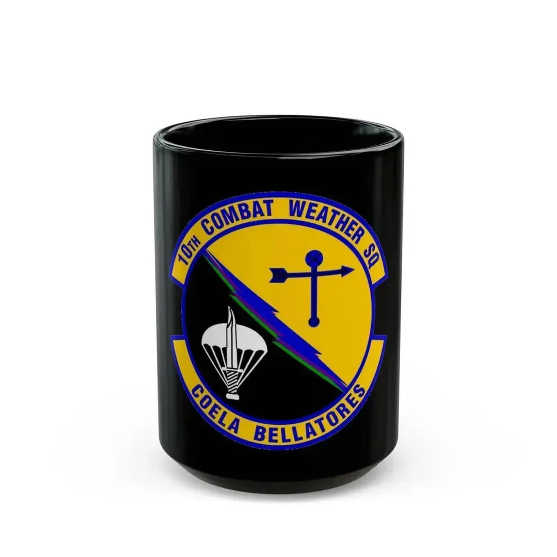 10 Combat Weather Squadron AFSOC (U.S. Air Force) Black Coffee Mug - Go Mug Yourself