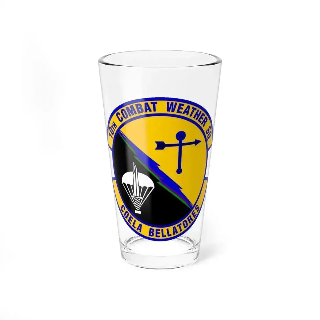 10 Combat Weather Squadron AFSOC (U.S. Air Force) Pint Glass 16oz - Go Mug Yourself