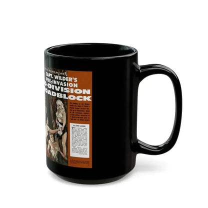 10-Division Roadblock, Stag magazine, July, 1964 - Black Coffee Mug - Go Mug Yourself