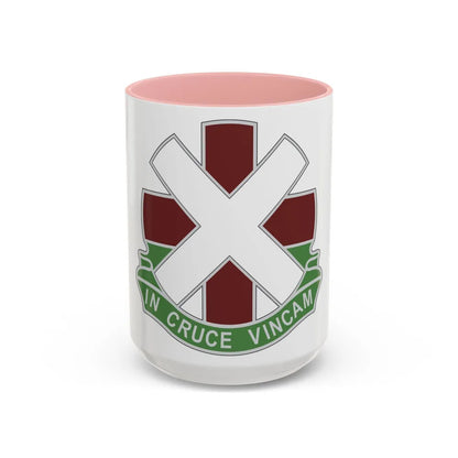 10 Field Hospital (U.S. Army) Accent Coffee Mug-15oz-Pink-Go Mug Yourself