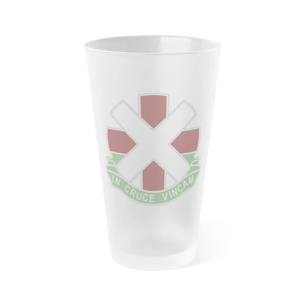 10 Field Hospital (U.S. Army) Frosted Pint Glass 16oz-Go Mug Yourself