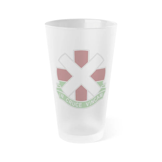 10 Field Hospital (U.S. Army) Frosted Pint Glass 16oz-Go Mug Yourself