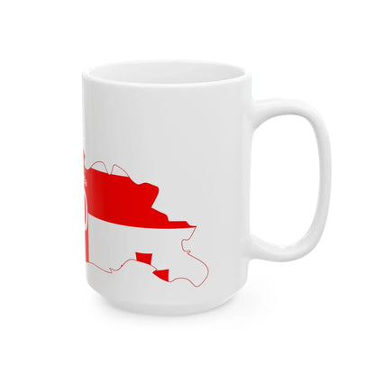 10-georgia cmyk A (Georgia) White Coffee Mug - Go Mug Yourself