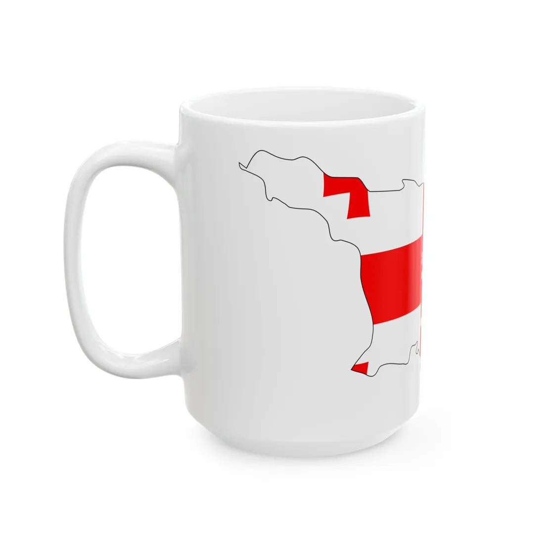 10-Georgia cmyk (Georgia) White Coffee Mug - Go Mug Yourself
