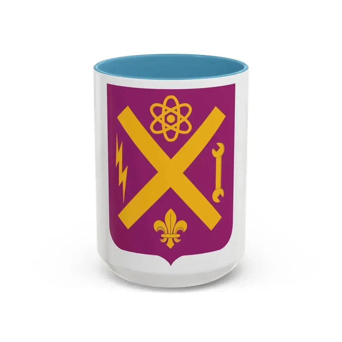 10 Ordnance Battalion 2 (U.S. Army) Accent Coffee Mug 15oz Light Blue - Go Mug Yourself