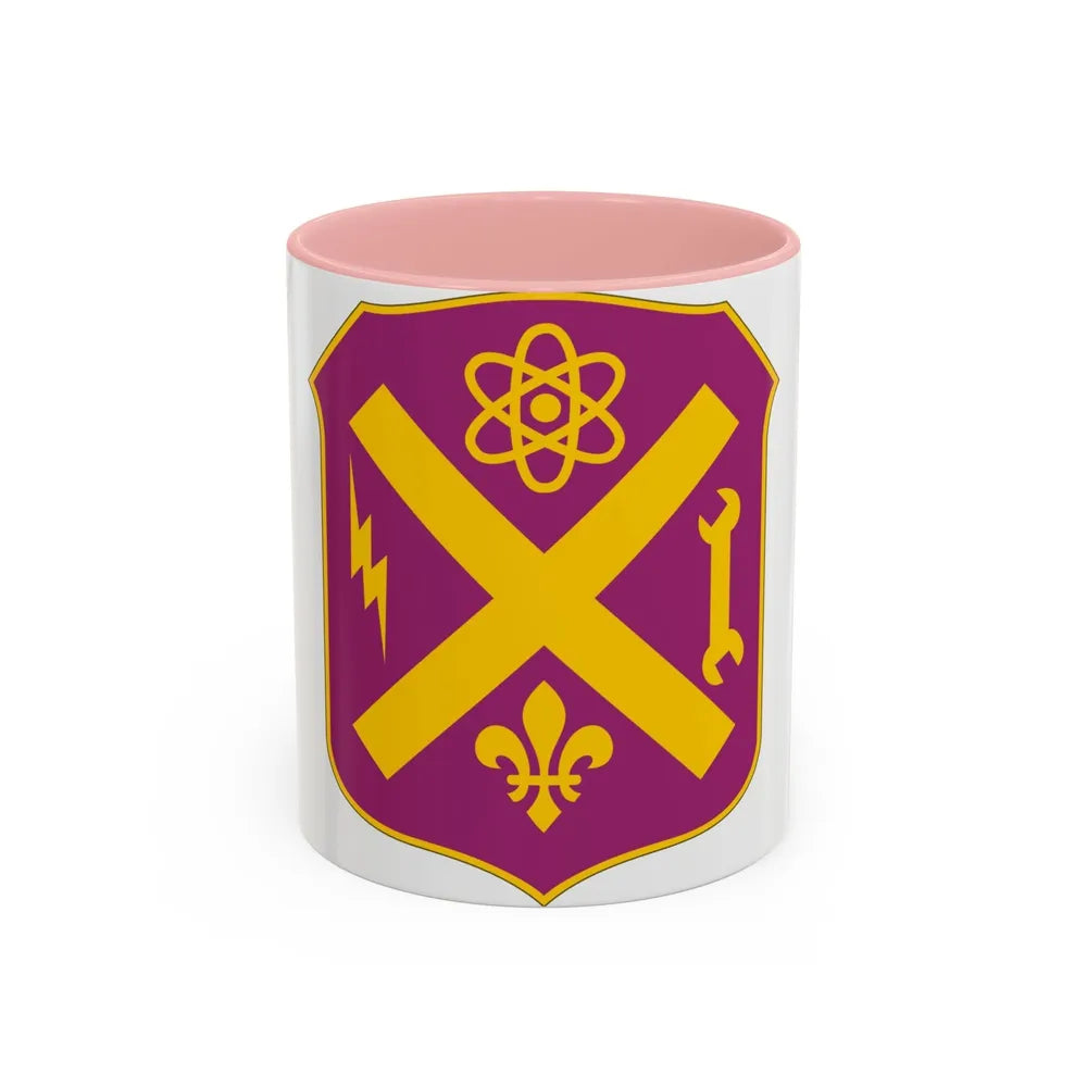 10 Ordnance Battalion (U.S. Army) Accent Coffee Mug-11oz-Pink-Go Mug Yourself