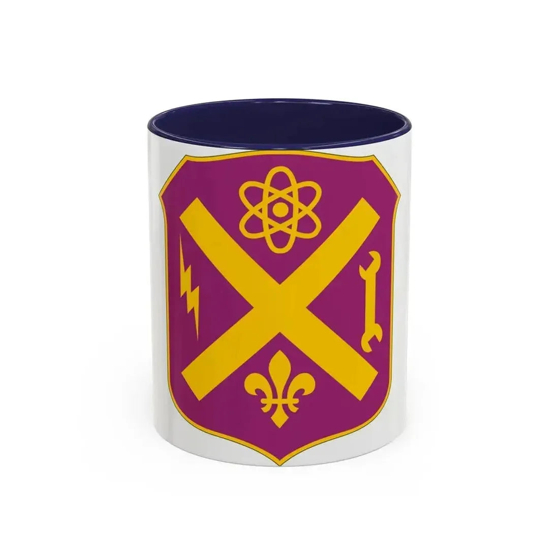 10 Ordnance Battalion (U.S. Army) Accent Coffee Mug 11oz Navy - Go Mug Yourself