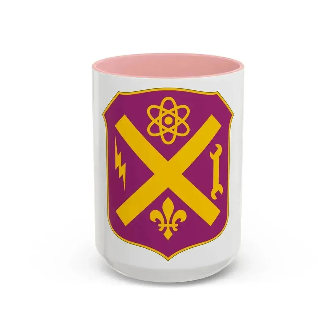10 Ordnance Battalion (U.S. Army) Accent Coffee Mug 15oz Pink - Go Mug Yourself