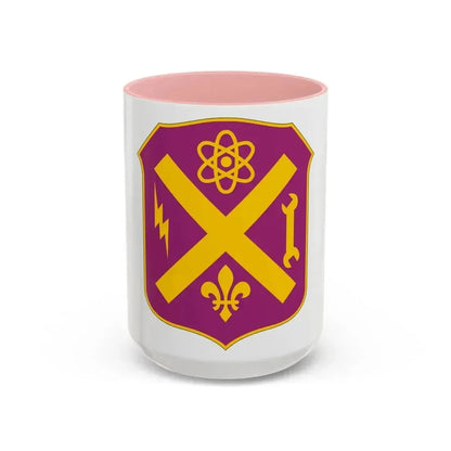 10 Ordnance Battalion (U.S. Army) Accent Coffee Mug 15oz Pink - Go Mug Yourself