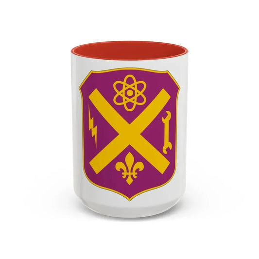 10 Ordnance Battalion (U.S. Army) Accent Coffee Mug 15oz Red - Go Mug Yourself