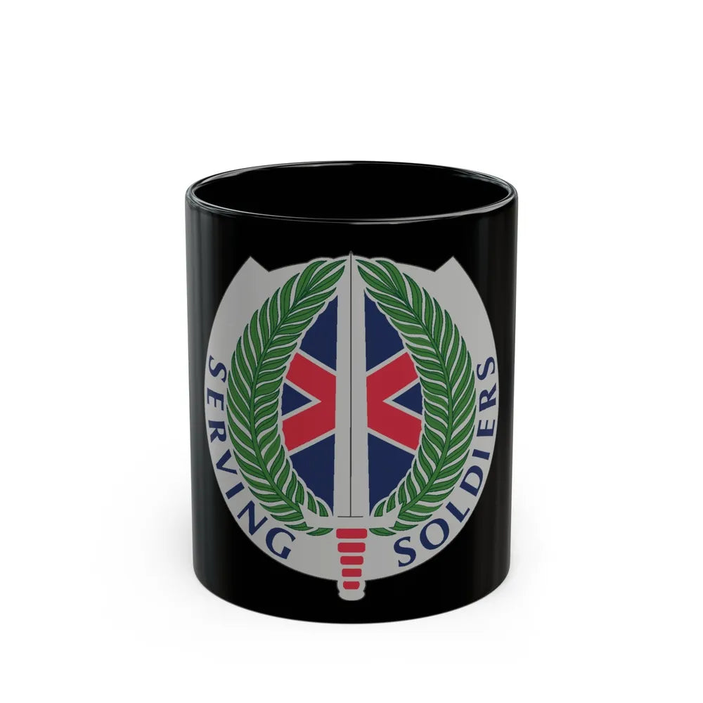 10 Personnel Command (U.S. Army) Black Coffee Mug-11oz-Go Mug Yourself