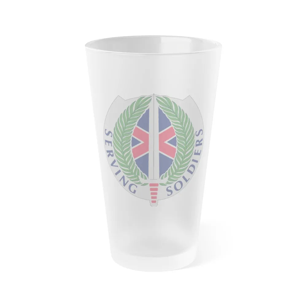 10 Personnel Command (U.S. Army) Frosted Pint Glass 16oz-Go Mug Yourself