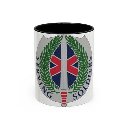 10 Personnel Command (U.S. Army) Accent Coffee Mug 11oz Black - Go Mug Yourself